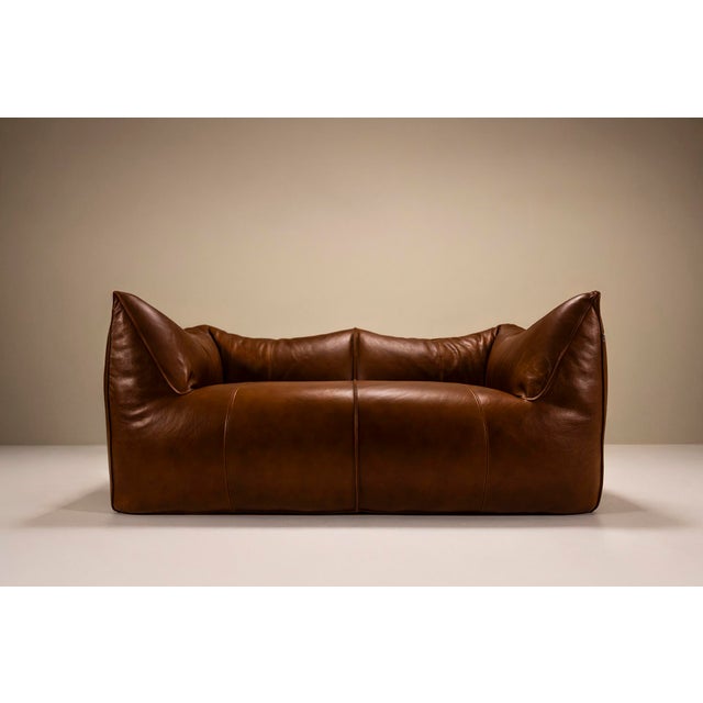 Two-Seater Sofa in Leather by Mario Bellini for B&B Italia For Sale - Image 13 of 13