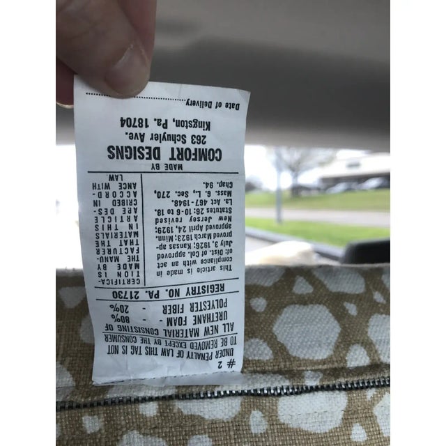 Adrian Pearsall 1970s Vintage Adrian Pearsall Cork and Chrome Sofa For Sale - Image 4 of 5