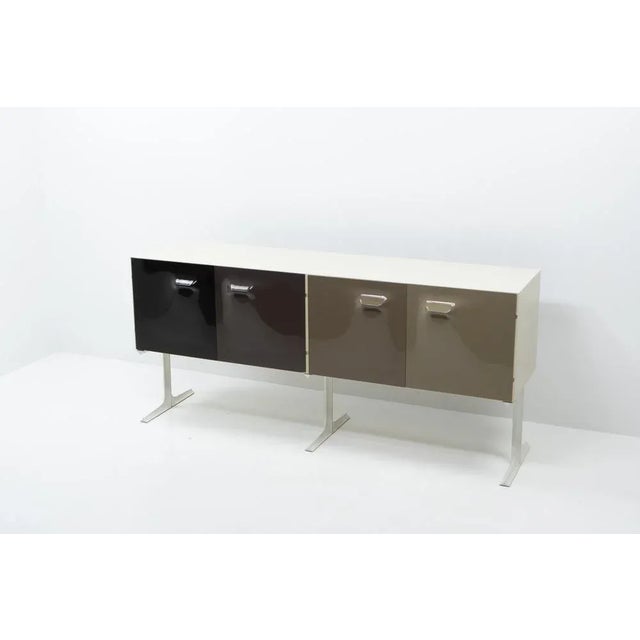 Mid-Century Modern DF 2000 Sideboard by Raymond Loewy for Doubinsky Frères, France, 1960s For Sale - Image 3 of 18