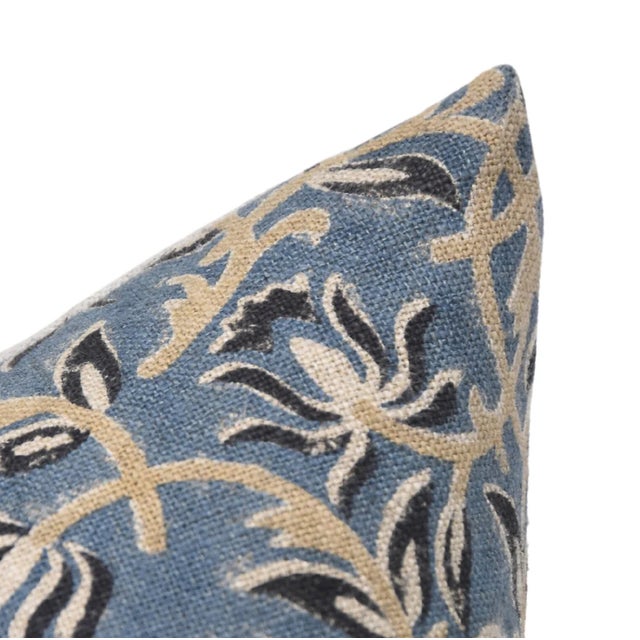 Not Yet Made - Made To Order Square/Lumber Block Printed Pillow Cover 12x20- Thick Linen - Kamal Dutta For Sale - Image 5 of 5