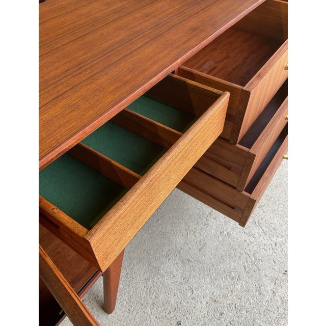 Mid-Century Modern Art Deco Teak Sideboard from Beautility, 1960s For Sale - Image 17 of 18