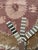 Textile Neutral Tan Tashkent Suzani Wall Tapestry 4'5'' X 4'10'' For Sale - Image 7 of 18