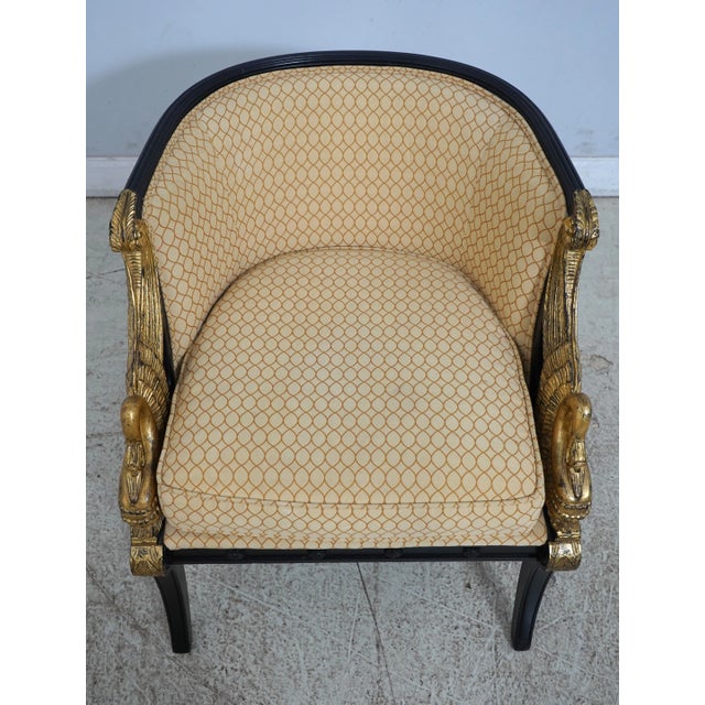 Age: Approx: 20 Years Old Details: Neoclassical Style Nice Carved Details Quality Construction Gold Accents On Black...