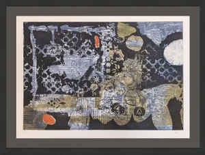 Antoni Clavé Bleu-Rouge (Hand Signed Etching and Aquatint), 1969