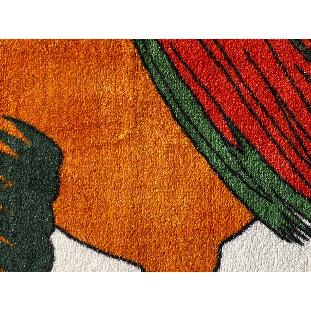 1980s Coq Terry Beach Towel from Hermès for Hermès, 1985 For Sale - Image 5 of 6