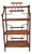 Vintage Petite Pagoda Rattan and Seagrass Bookcase Etagere For Sale