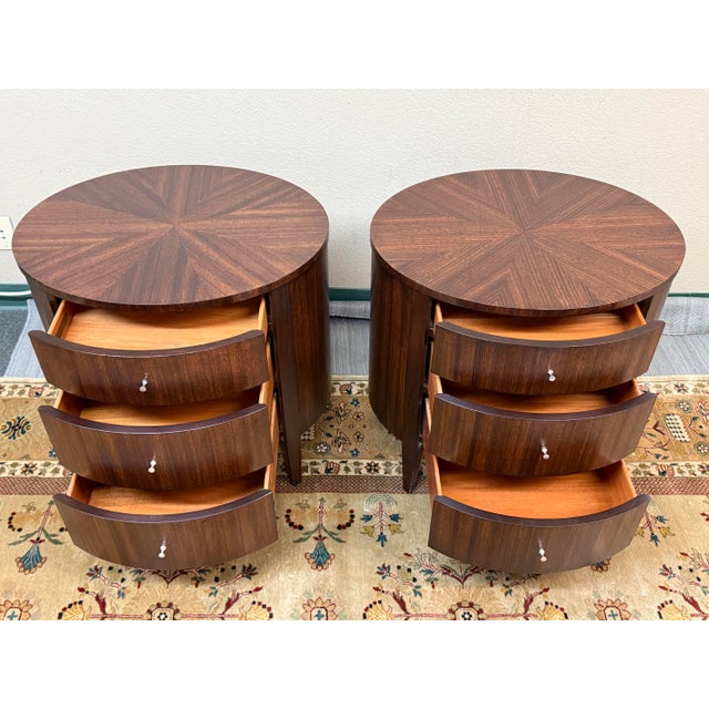 Wood Ethan Allen Bromley Nightstands, Pair For Sale - Image 7 of 12