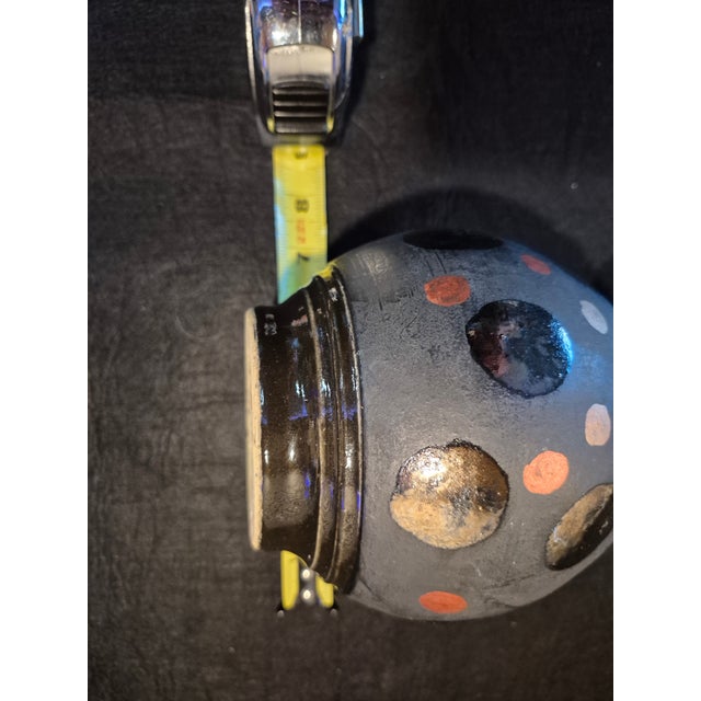 Late 20th Century Late 20th Century Studio Art Pottery Vase For Sale - Image 5 of 5
