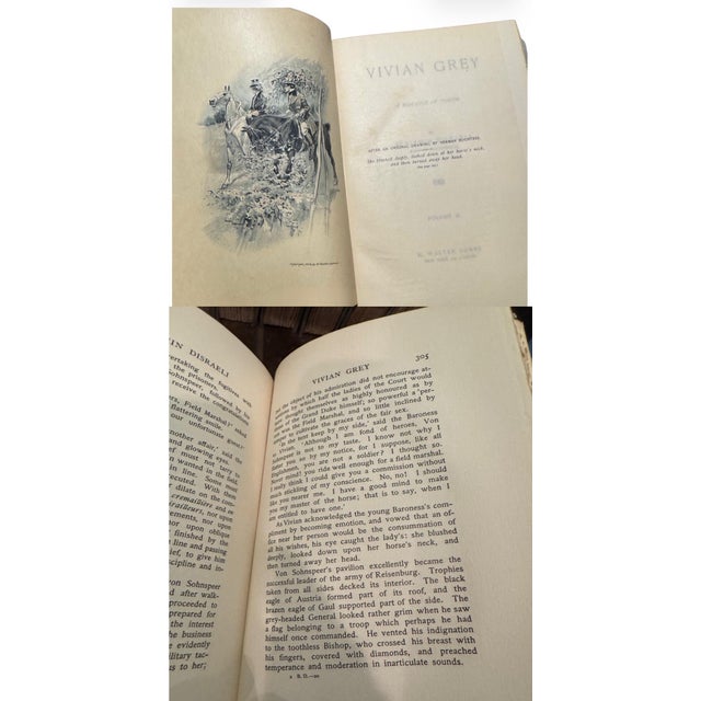 The Works of Benjamin Disraeli “Empire Edition” – 1904 M Walter Dune - 18 Volumes For Sale - Image 10 of 12
