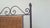 Metal Vintage Oriental Style 3 Panel Room Divider Wrought Iron Frame For Sale - Image 7 of 8