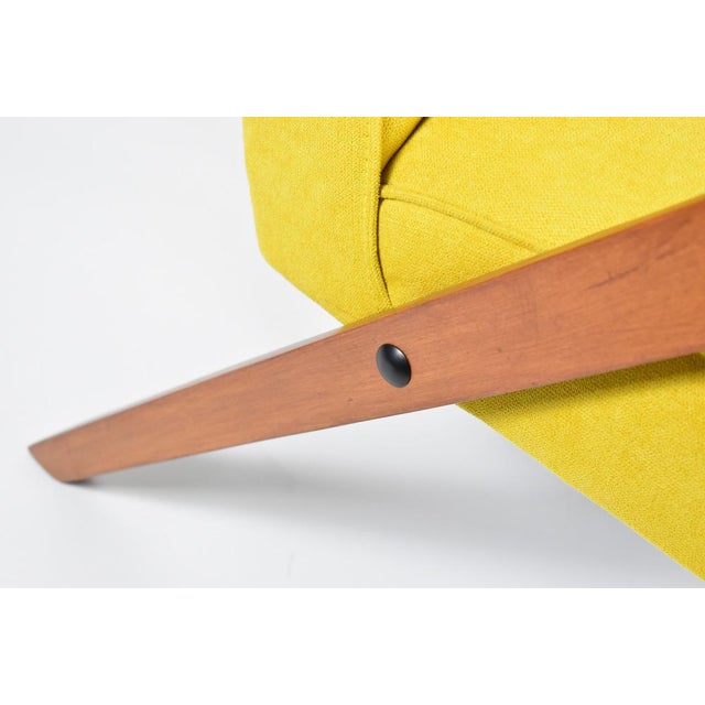 Vintage Yellow Armchair, 1960s For Sale - Image 9 of 15