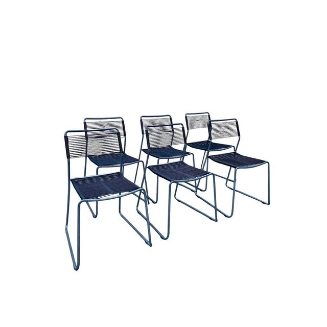 1990s Melker Spaghetti Chairs attributed to Lisa Norinder for Ikea, 1990s, Set of 6 For Sale - Image 5 of 11