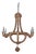 Matthew Izzo Home Six Arm Rope Chandelier For Sale