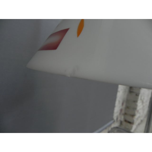 1930s Art Deco Hanging Lamp with Glass Shade, 1930s For Sale - Image 5 of 13