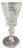 Baroque German Wedding Goblet in Cut Glass, 1750 For Sale