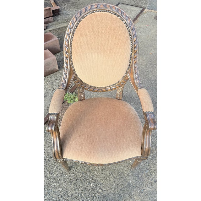 Set of 8 Marge Carson Louis XVI Style Dining Chairs For Sale - Image 17 of 17