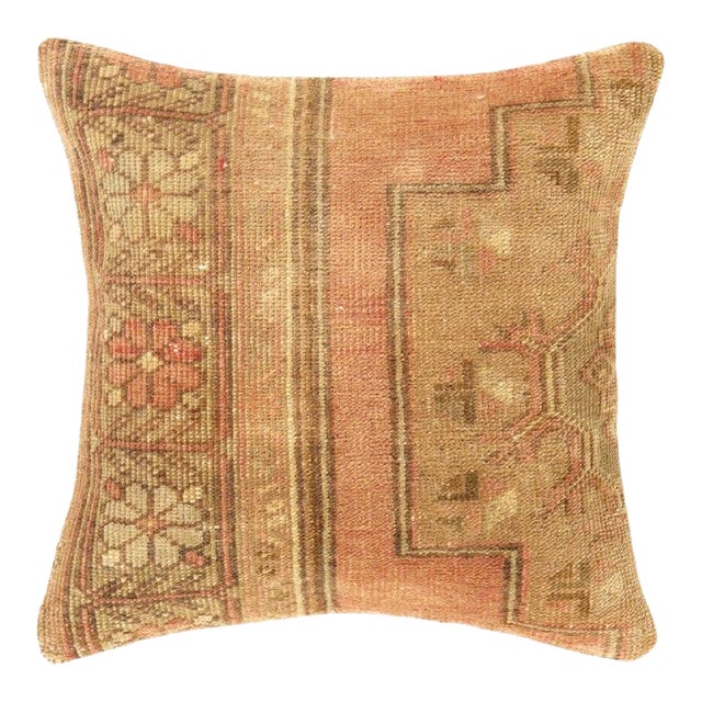 Pasargad DC Vintage Hand Knotted Rug Turkish Pillow For Sale
