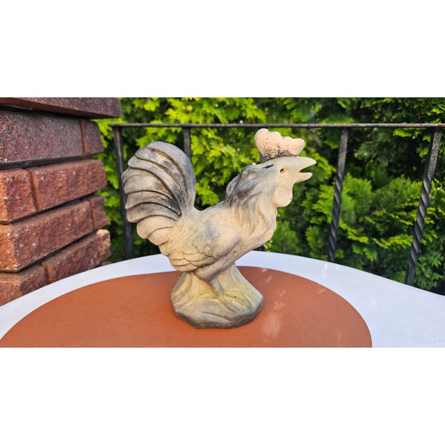 Vintage Ceramic Rooster Figurine, 1970s For Sale - Image 6 of 6