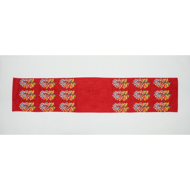 Early 21st Century Japanese Ceremonial Silk Table Runner by Renaras For Sale - Image 5 of 9
