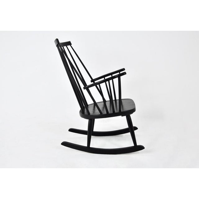 Lena Larsson Rocking Chair by Lena Larsson for Nesto, 1960s For Sale - Image 4 of 13