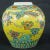 Japanese Polychrome Jar Pheasant and Phoenix Circa 1930 For Sale - Image 12 of 12