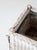 Antique White Wicker Plant Stand With Removable Metal Liner For Sale - Image 12 of 18