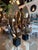 Harry Balmer Pair Harry Balmer & Harold Weiss for Laurel Ribbon Brutalist Table Lamps For Sale - Image 4 of 12