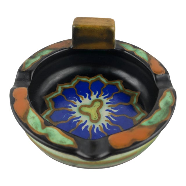 Ceramic Ashtray or Key Holder/Vide Poche Dutch Art Nouveau For Sale