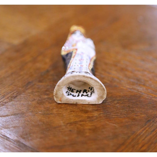 19th Century French Quimper Faience Virgin Mary and St. Anne Figures, Set of Six For Sale - Image 16 of 16