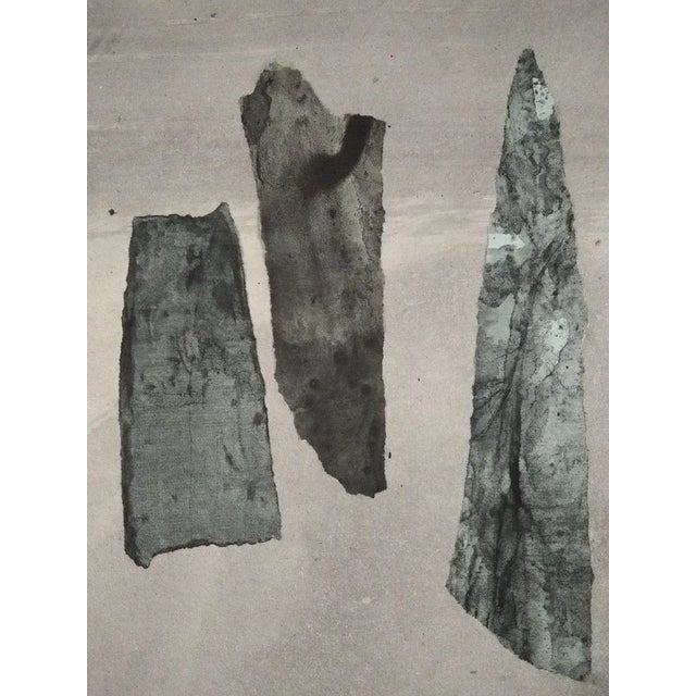 Rafael Ruz, Traces, 1987, Mixed Media on Paper For Sale - Image 3 of 7