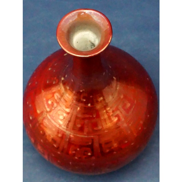 Ceramic 20th Century Lustre Ceramic Vase by Alberto Mingotti, Faenza, Italy, 1930 For Sale - Image 7 of 16