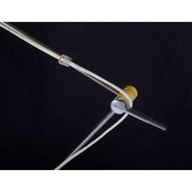 Mid-Century Modern Czech Yellow Table Lamp by Josef Hurka for Napako, 1970s For Sale - Image 3 of 8