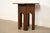 Charles Limbert Stickley Brothers Style Antique Mission Arts & Crafts Pyrography Tabouret Side Table, Circa 1910 For Sale - Image 4 of 10