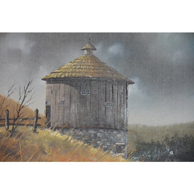 Beautifully framed HECTOR SALAS Original Oil Painting. The painting measures 29.5" x 23.5" and the Outside Dimensions of...