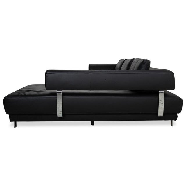 Face Corner Sofa in Black by Ewald Schillig For Sale - Image 14 of 15