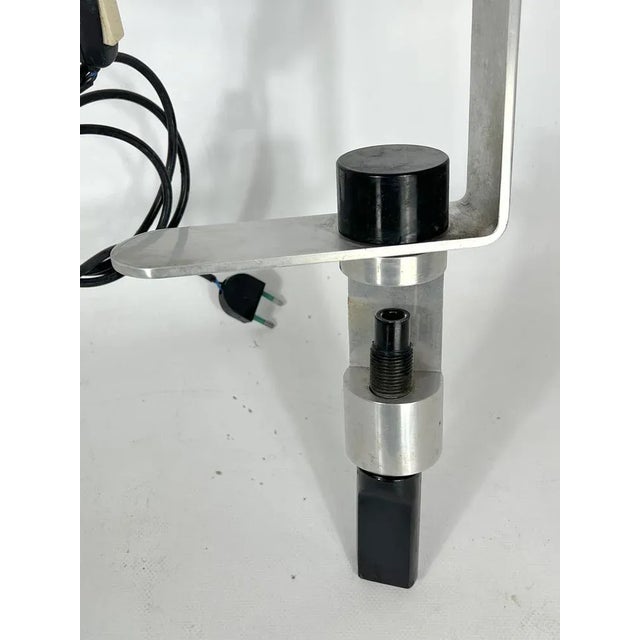 Vintage Italian Aluminum and Lacquer Desk Lamp, 1960s For Sale - Image 4 of 14