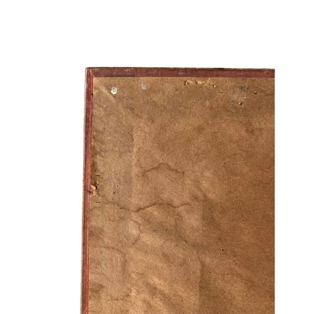 Blue Early 20th Century Gilded Framed Lithograph Print of the Famous American Folk Art Painting "Rosa Heywood" For Sale - Image 8 of 15