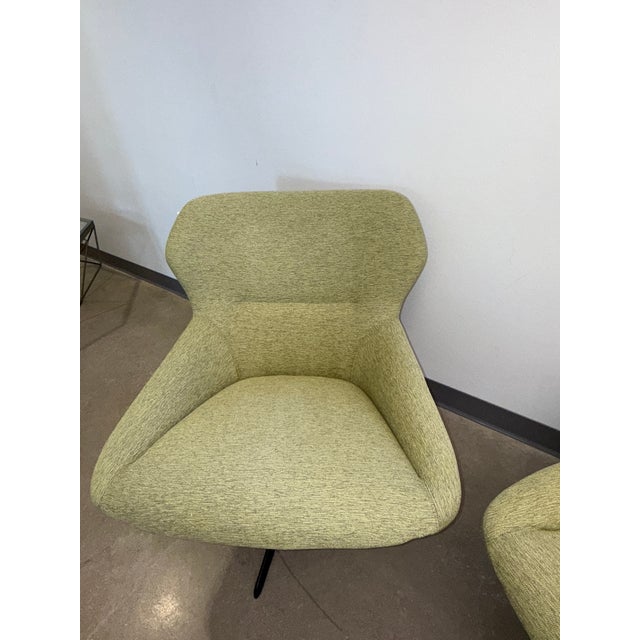 A striking pair of Sachet Lounge chairs by Davis Furniture, designed by the acclaimed Stuttgart-based studio Jehs+Laub....