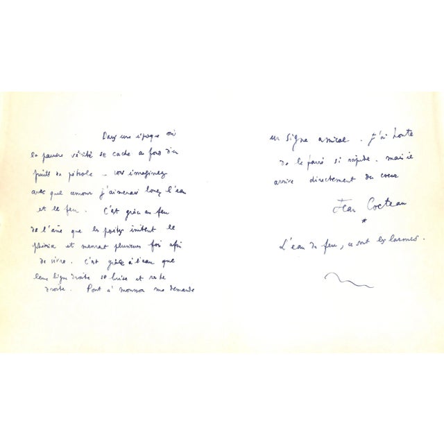 1950s "Les Veines De La Terre" 1957 Cocteau, Jean For Sale - Image 5 of 12