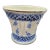 Vintage Bloomrite Blue French Country Pottery Vase. For Sale