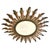 Gold Spanish Solar Crown Sunburst Fixture in Paint Metal, 1960 For Sale - Image 8 of 8