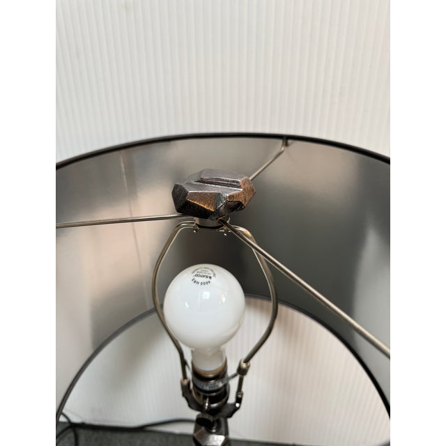 Michael Aram Rock Black Table Lamp For Sale In San Francisco - Image 6 of 12