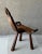 Mid 20th-Century European Arts & Crafts-Inspired Three-Legged Hardwood Birthing Chair For Sale In Austin - Image 6 of 15