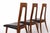 1960s Vintage German Leather Dining Chairs by Ernst Martin Dettinger for Veil, 1960s, Set of 4 For Sale - Image 5 of 9