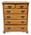 Vintage 1970s Link Taylor “Countryside” Oak 6-Drawer Tall Dresser For Sale