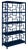 Tibet Etagere in Navy For Sale In West Palm - Image 6 of 6