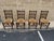 Early 20th Century 6 Antique Matching George III Lancashire Style Oak Rush Seat Side Chairs For Sale - Image 4 of 10