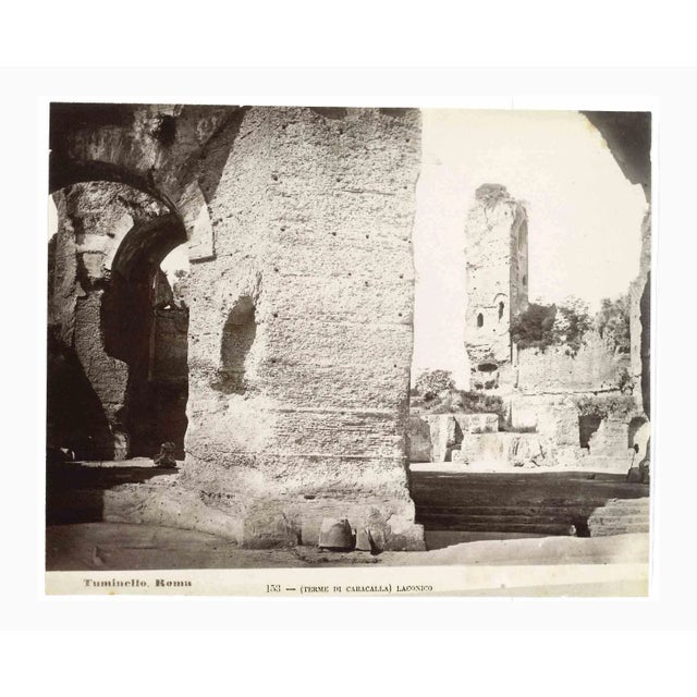 Baths of Caracalla is a vintage photograph in salt silver realized by Ludovico Tuminello in the early 20th Century. Titled...