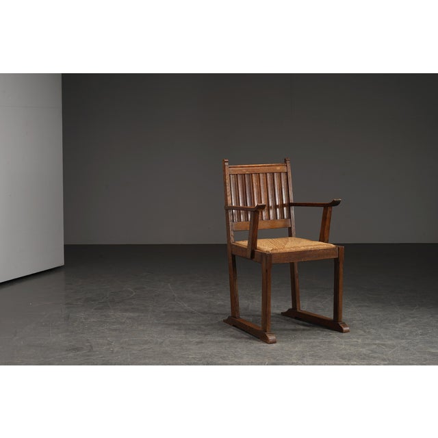 Brown Antique Chairs, Set of 4 For Sale - Image 8 of 17