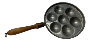 Vintage French Escargot Snail Egg Poacher Pan